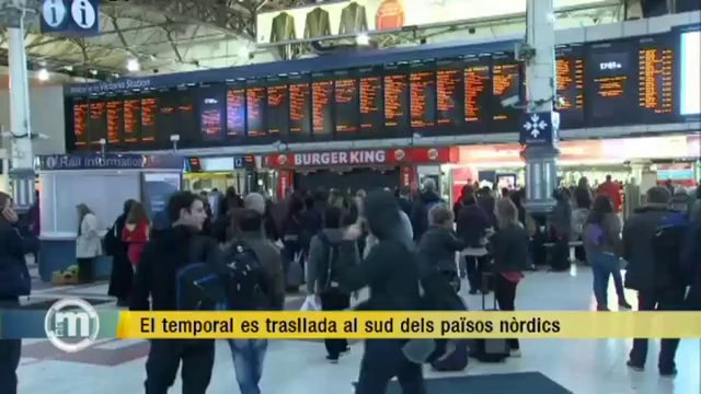 TV3 - Els Matins - Imatges del temporal d'Europa