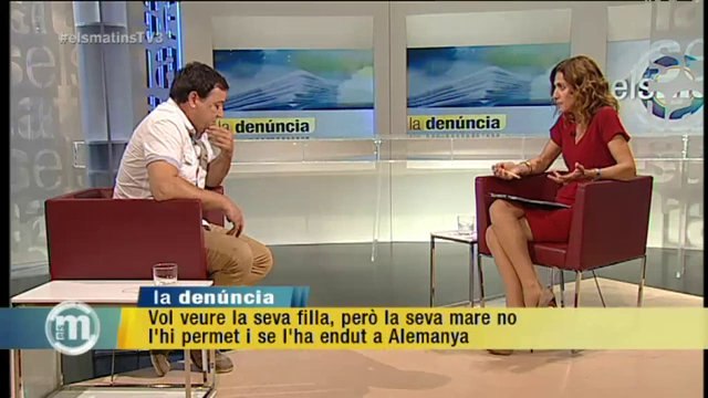 TV3 - Els Matins - L'antoni vol veure la seva filla, però la seva mare no l'hi permet i se l'ha en