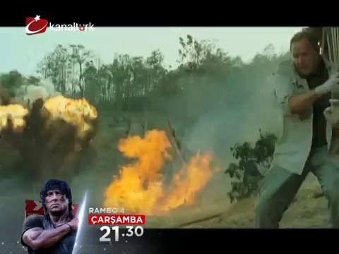 RAMBO 4 8 Ocak Çarşamba akşamı saat 21.30'da Kanaltürk Sinema kuşağında!