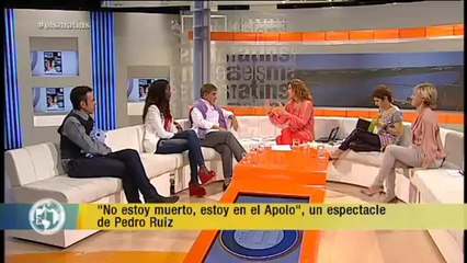 TV3 - Els Matins - Pedro Ruiz incorpora un personatge a la seva obra: "la niña negra de Rajoy"