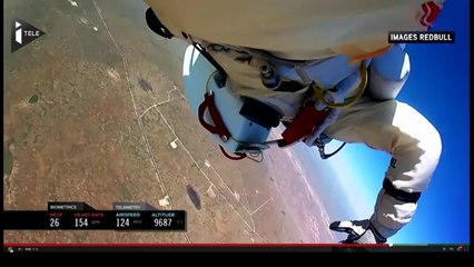 Le saut de Félix Baumgartner : no comment