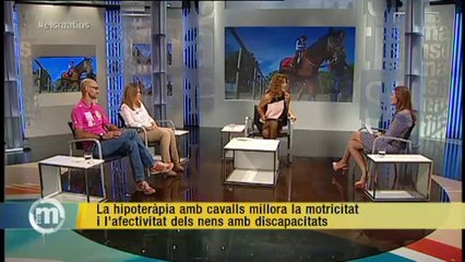 TV3 - Els Matins - Recapte de fons per a la teràpia amb cavalls
