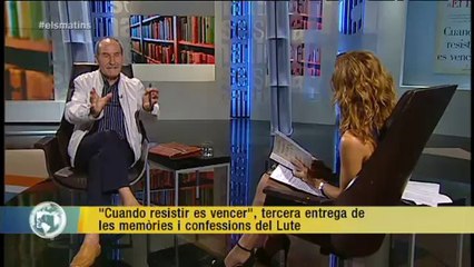 TV3 - Els Matins - "El Lute" presenta "Cuando resistir es vencer"