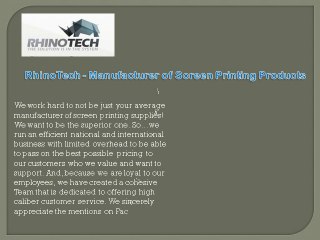 Screen printing cleaning equipment