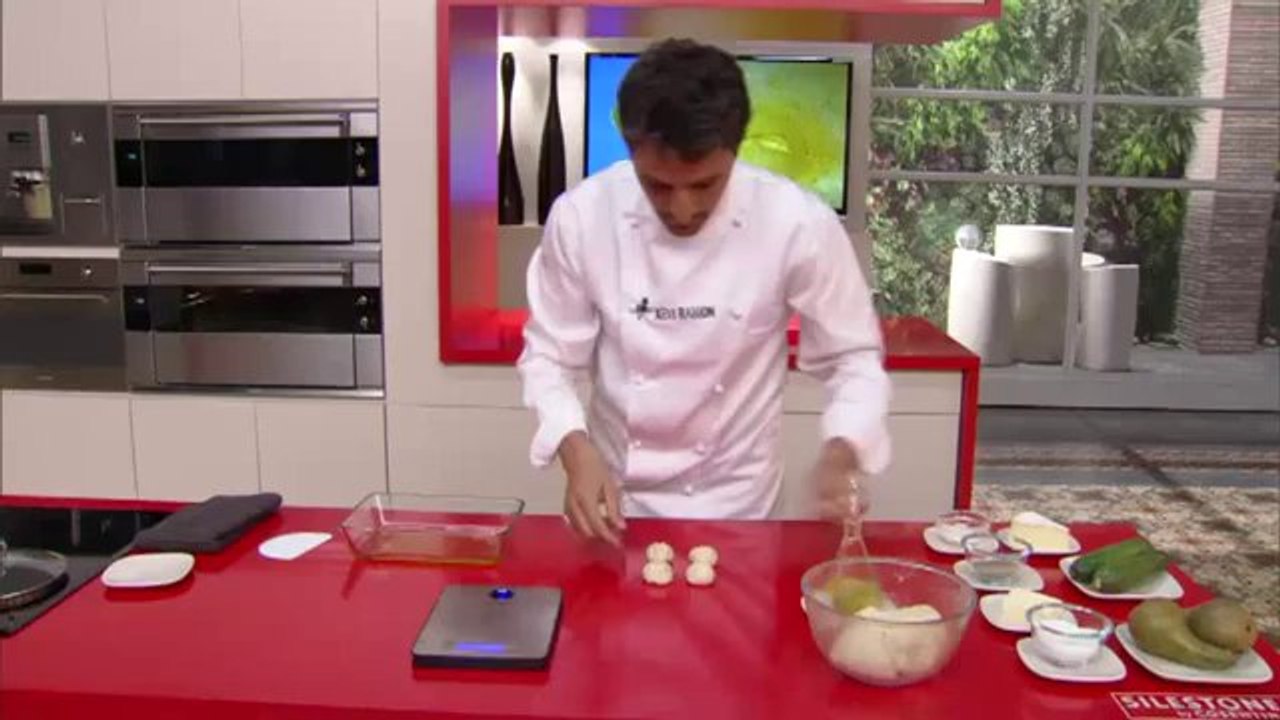 Coca amb carbassó i formatge