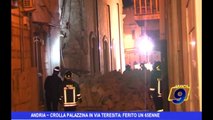 Andria | Crolla palazzina via Teresita: ferito un 65enne