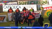 L'Aquila - Ascoli 2-1 HD | Highlights and Goals Lega Pro I Div. Gir.B 21^ Giornata 26/01/2014