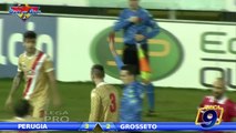 Perugia - Grosseto 3-2 HD | Highlights and Goals Lega Pro I Div. Gir.B 21^ Giornata