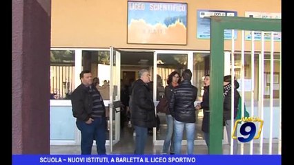 Scuola | A Barletta, il Liceo Sportivo