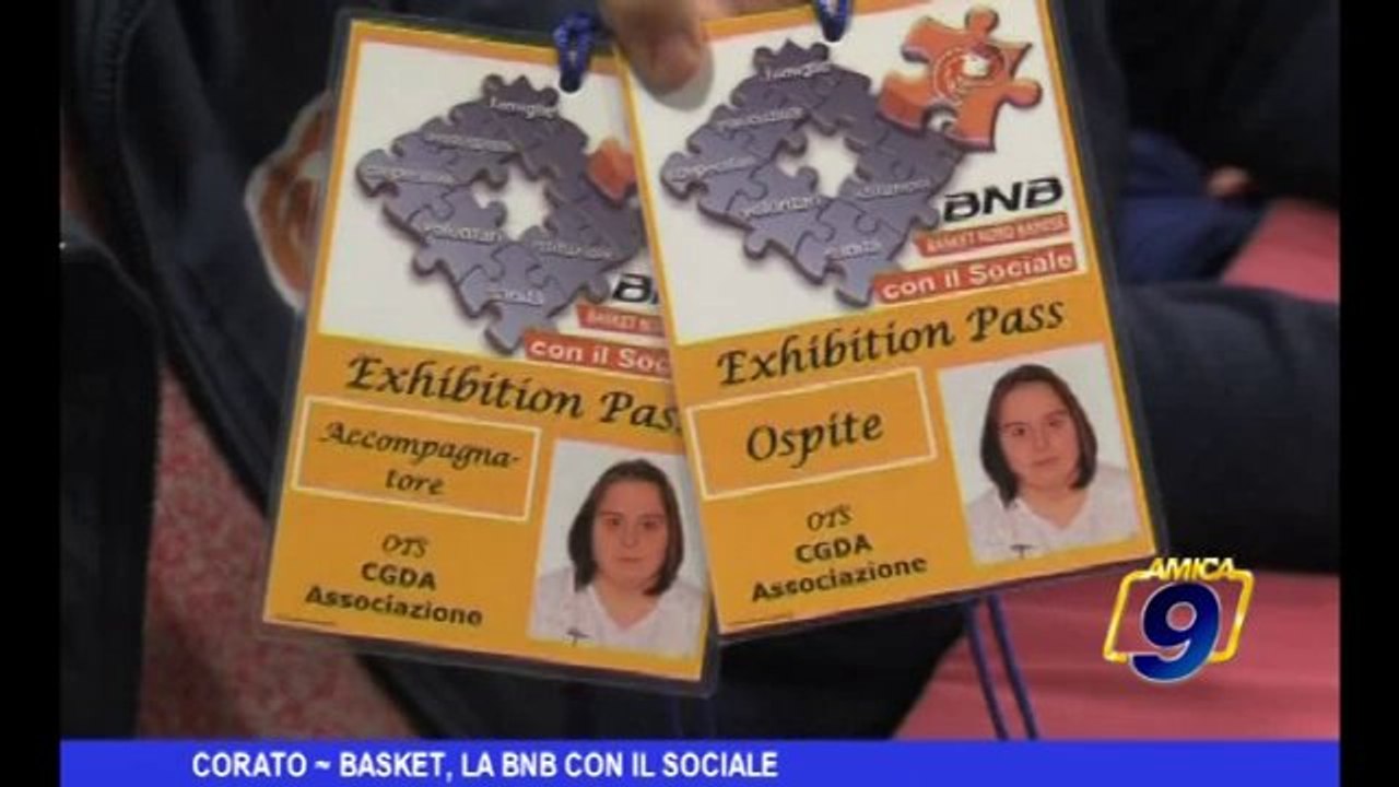 Corato | Basket, BNB con il sociale