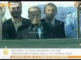 Protest in Beirut with Michel Aoun