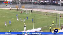 Ascoli - Paganese 3-2 | Highlights and Goals Prima Div. Gir.B 20^ Giornata 19/01/2014