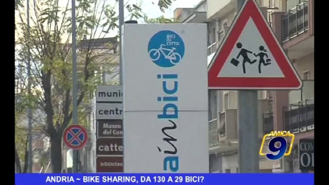 Andria | Bike Sharing, da 130 a 29 bici?