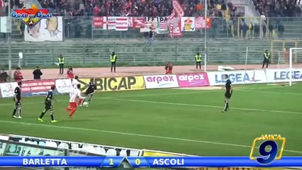 Barletta - Ascoli 1-0 | Highlights and Goals Lega Pro Prima Div. Gir.B 19^ Giornata 12/1/2014