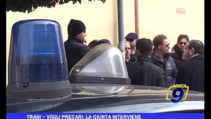 Trani | Vigili precari, la Giunta interviene