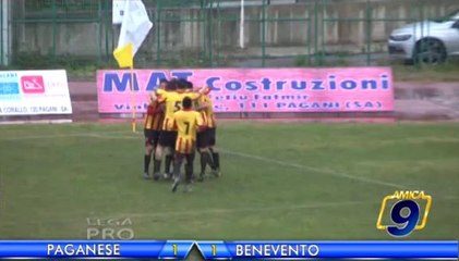 Paganese - Benevento 1-1 | Prima Div. Gir.B 18^ Giornata 5/01/2014