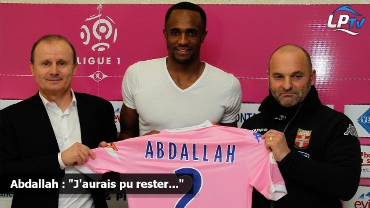 Abdallah : "J'aurais pu rester..."