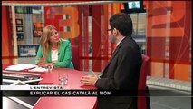 TV3 - Entrevista 3/24 - Explicar Catalunya al món, Roger Albinyana, secretari d'Acció Exterior Ge