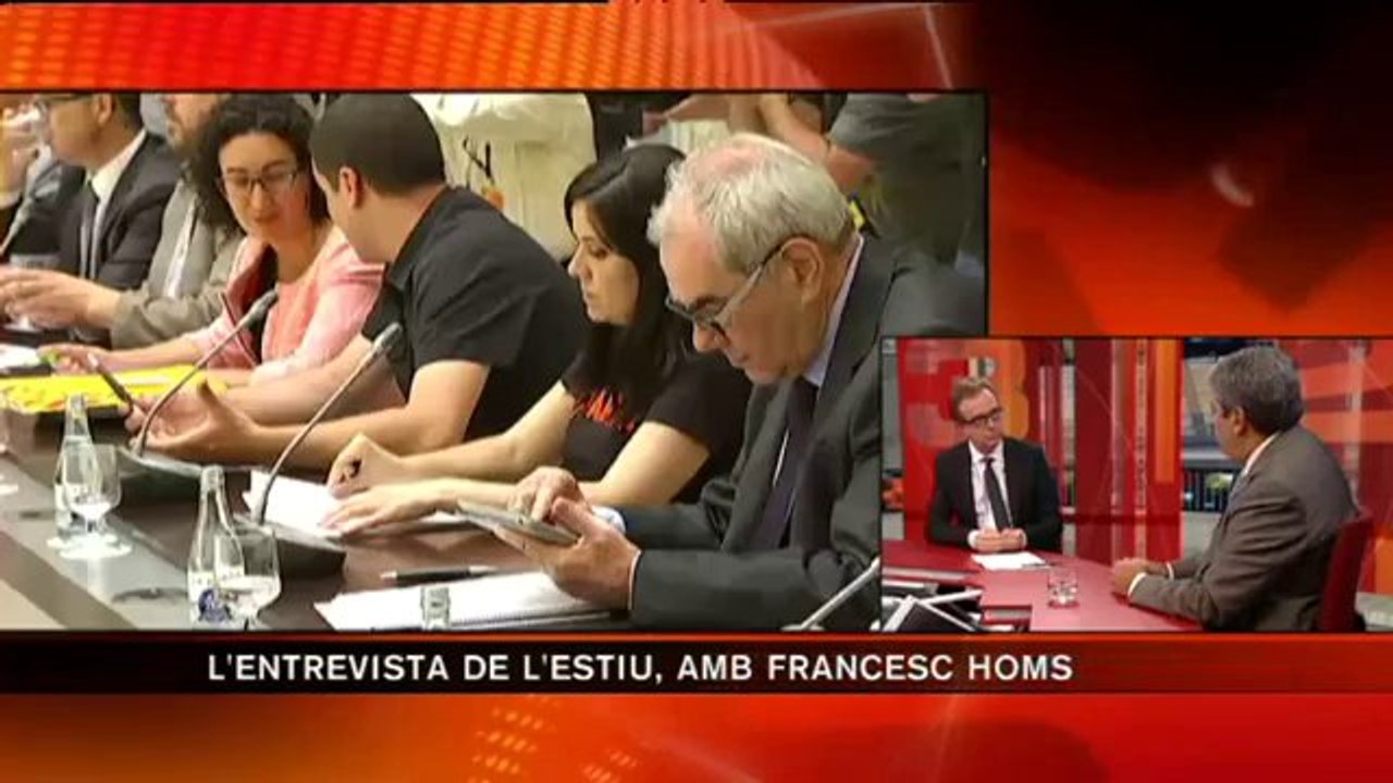 TV3 - L'entrevista de l'estiu - Francesc Homs: "El senyor Rajoy no està disposat a dialogar?"