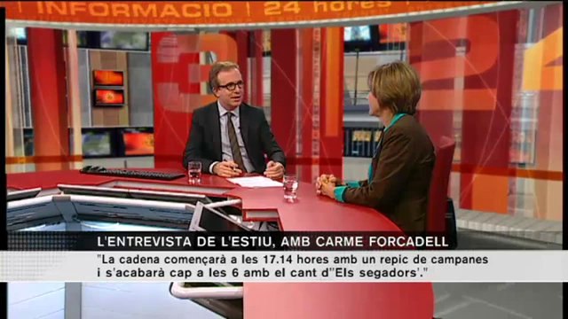TV3 - L'entrevista de l'estiu - Forcadell: Convidem tothom qui cregui que cal una consulta a parti