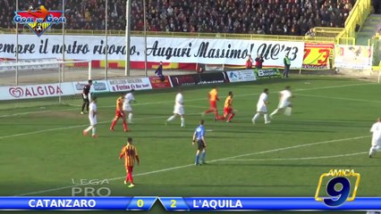 Catanzaro - L'Aquila 0-2 HD | Highlights and Goal Prima Div. Gir.B 17^ Giornata 22/12/2013