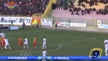 Catanzaro - L'Aquila 0-2 | Highlights and Goal Prima Div. Gir.B 17^ Giornata 22/12/2013