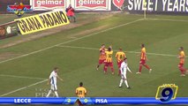 Lecce - Pisa 2-0 HD | Highlights and Goals | Prima Divisione Gir.B 16^ Giornata 15/12/2013