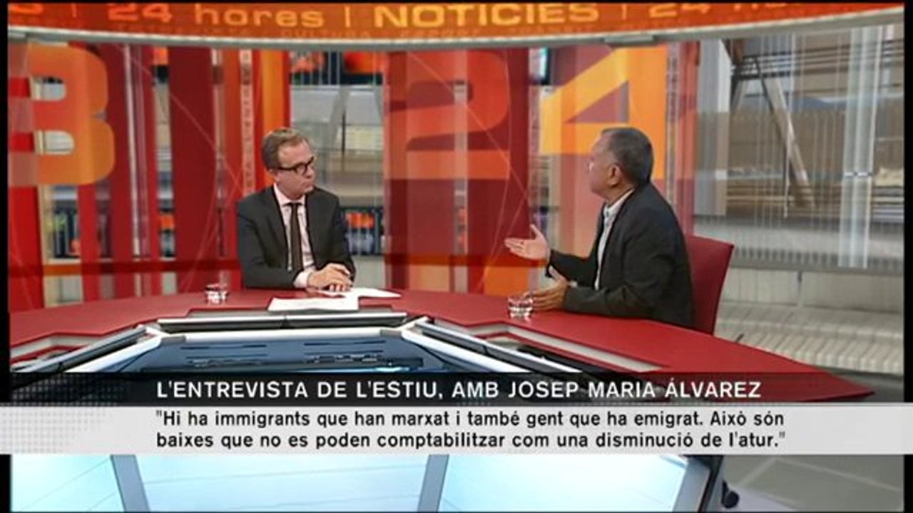 TV3 - L'entrevista de l'estiu - L'entrevista de l'estiu - Josep M. Álvarez, secretari general d'UG