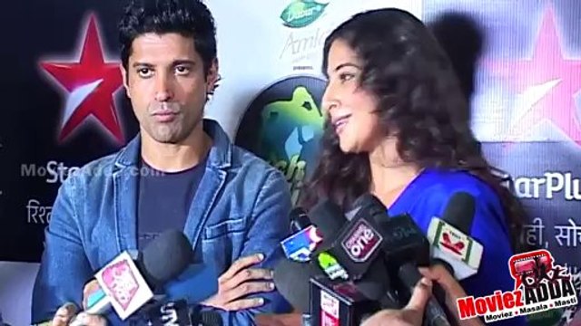 Shaadi Ke Side Effects Promotion On Nach Baliye 6 Set Farhan Akhtar and Vidya Balan