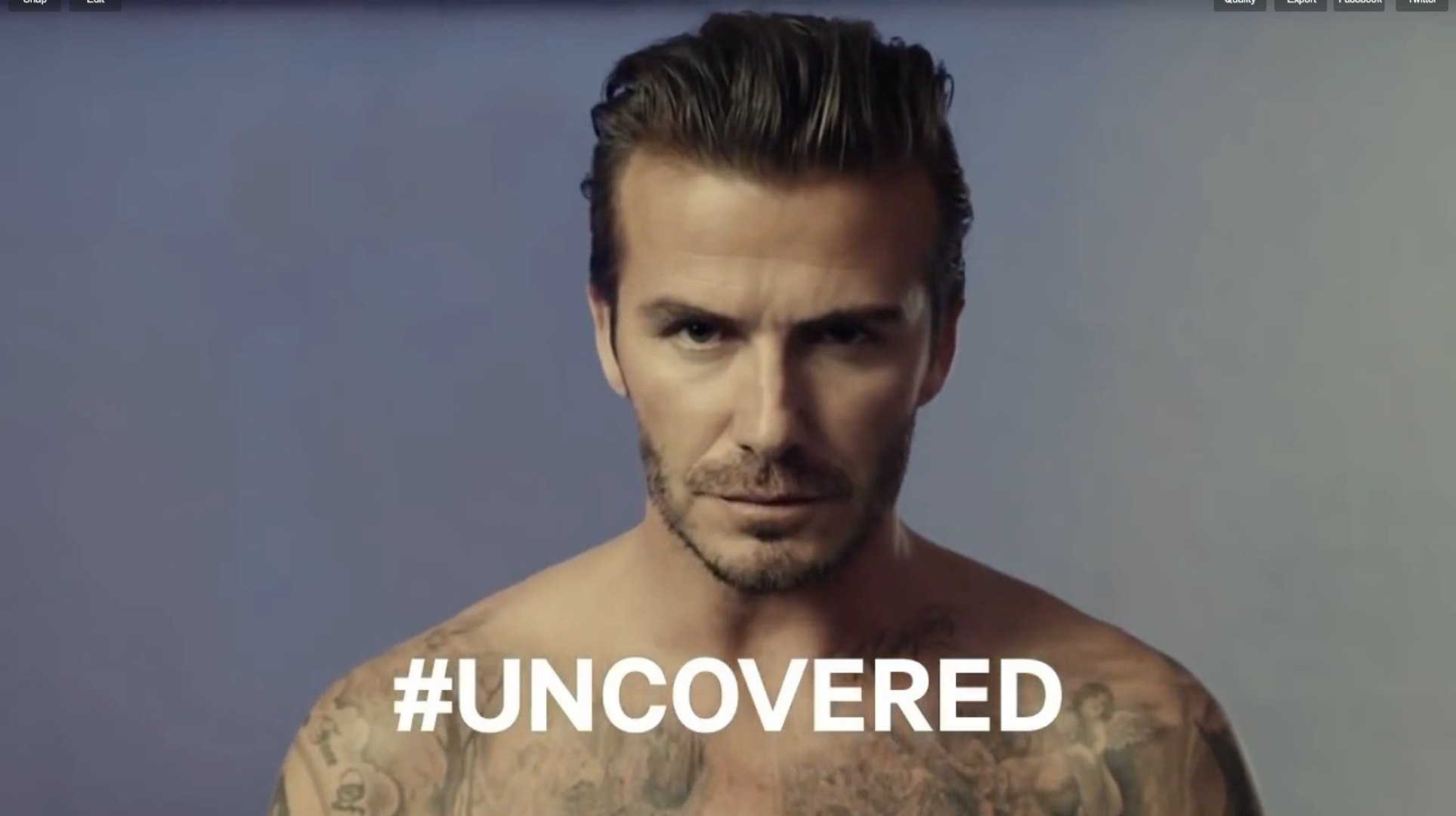David Beckham Uncovered for H&M - Super Bowl XLVIII Commercial Teaser !!  Big Game 2014 - Vidéo Dailymotion