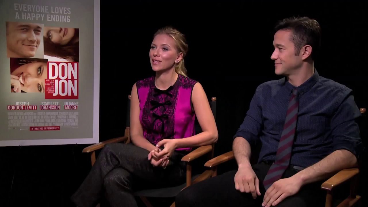 Joseph Gordon-Levitt And Scarlett Johnasson Interview -- Don Jon