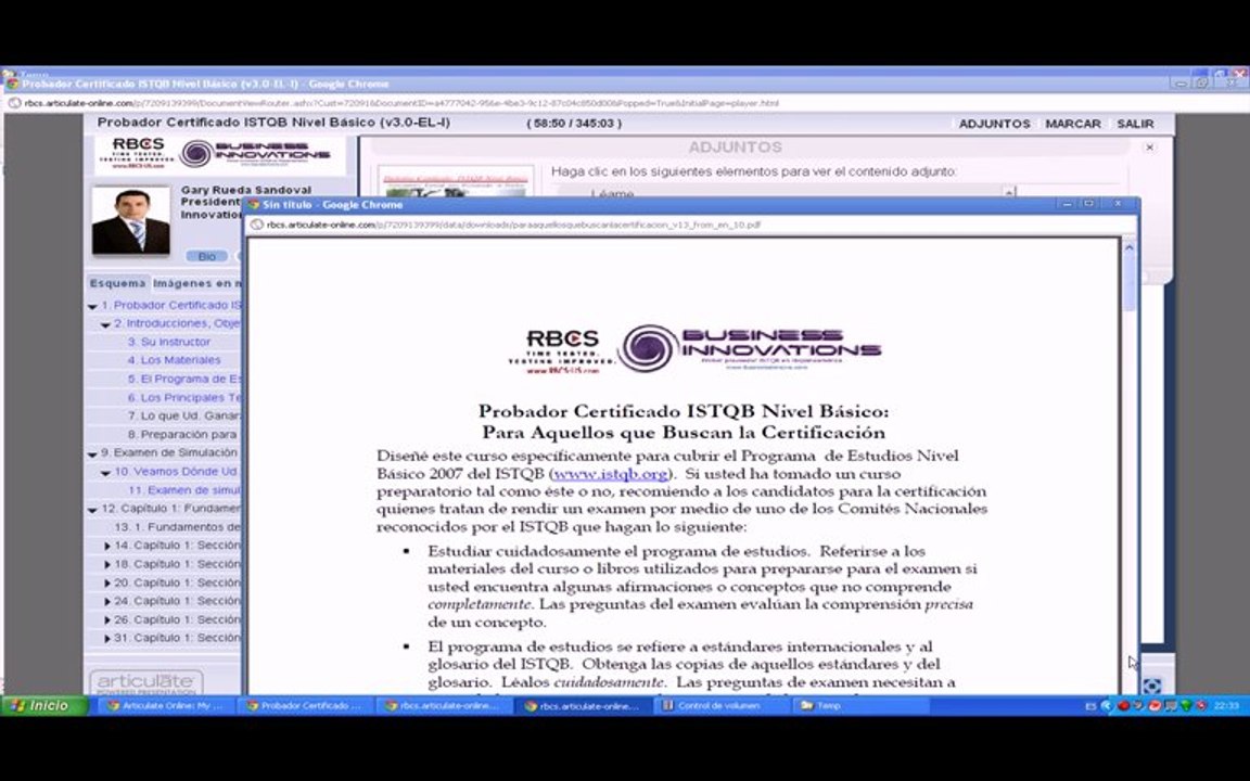 Curso ISTQB Certificación en Software Testing (DEMO)