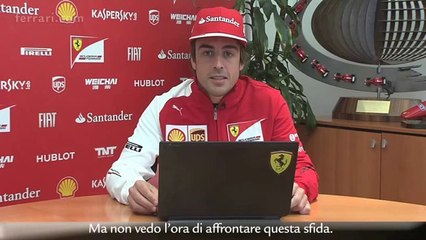 Скачать видео: Ferrari F14 T: Domande e risposte con Fernando Alonso