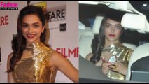 Deepika Padukone, Sonakshi & Karishma at the 59th Filmfare Awards 2013