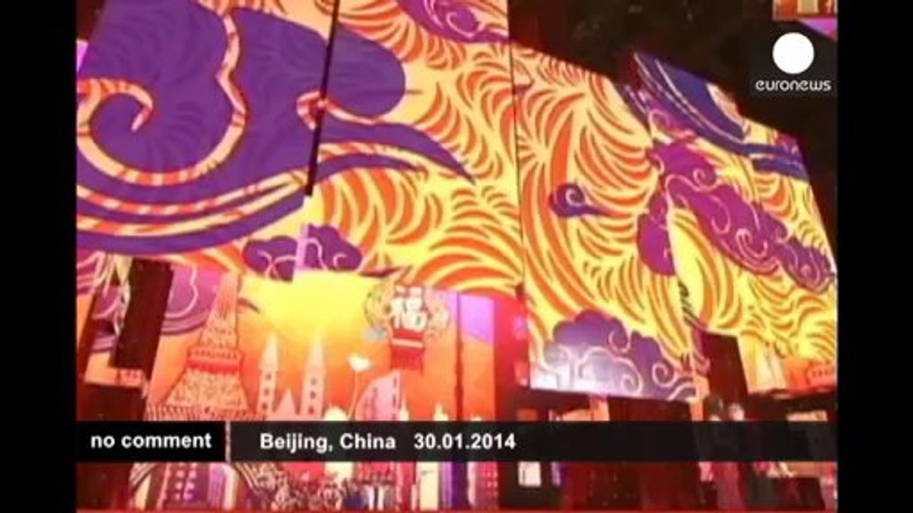 French actress Sophie Marceau sings on China's TV New Year gala