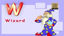 Learn ABCD - Alphabets with Fun Rhymes - W for Watch, W for Wizard