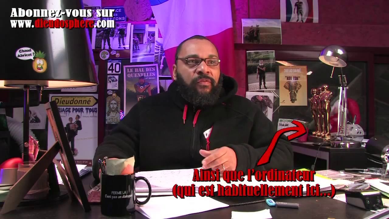 Dieudonné le 31 janvier 2014 : Merci Manu !