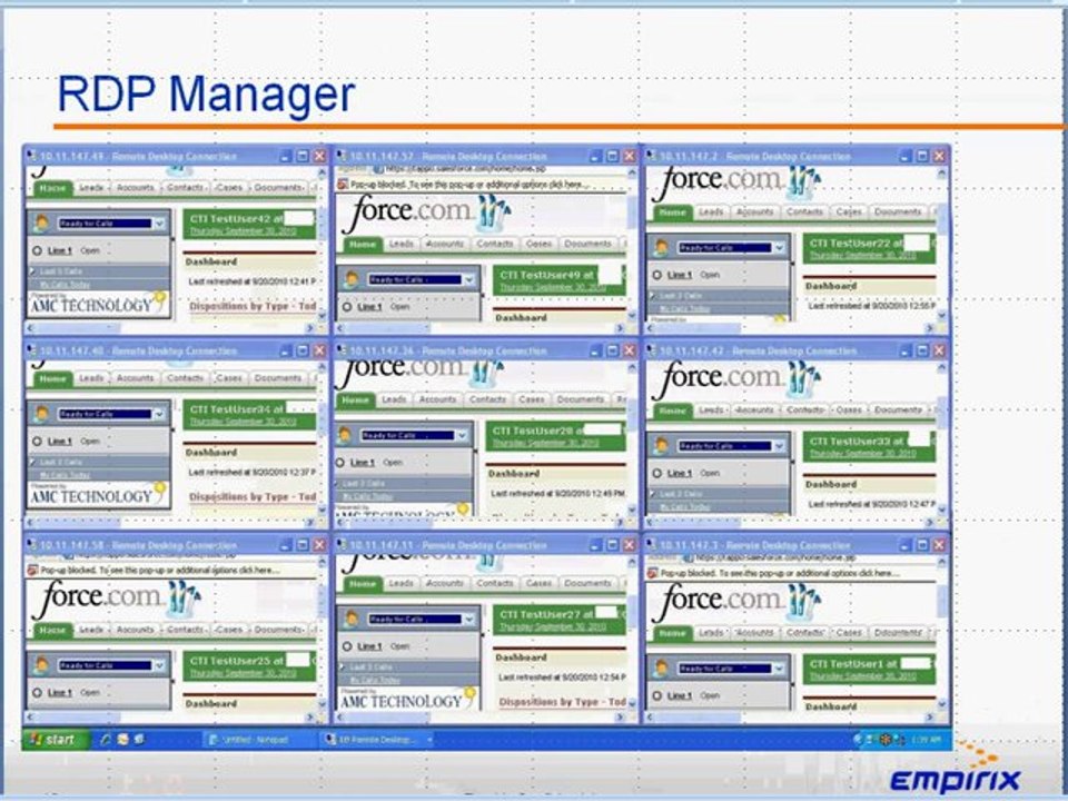 End to End Test Automation - Thick Client Call Center Testing