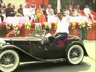 Ranbir Kapoor at Mumbai Republic Day parade