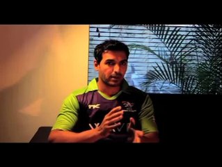John Abraham talks about his hockey team