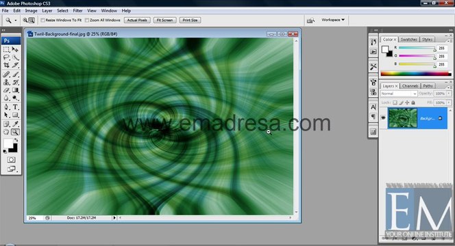 Advance Interface Adobe Photoshop CS3 Basic Photoshop Tutorials in URDU, Hindi by Emadresa