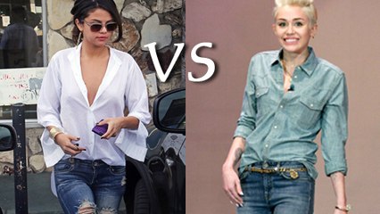 Miley Cyrus Vs Selena Gomez Dashing Denims, Who Looks Hotter?