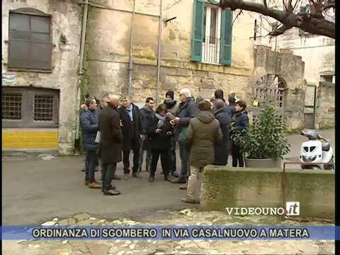 Ordinanza sgombero in via Casalnuovo