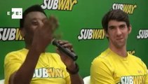 Pelé e Phelps falam sobre Copa e Olimpíadas durante evento em São Paulo
