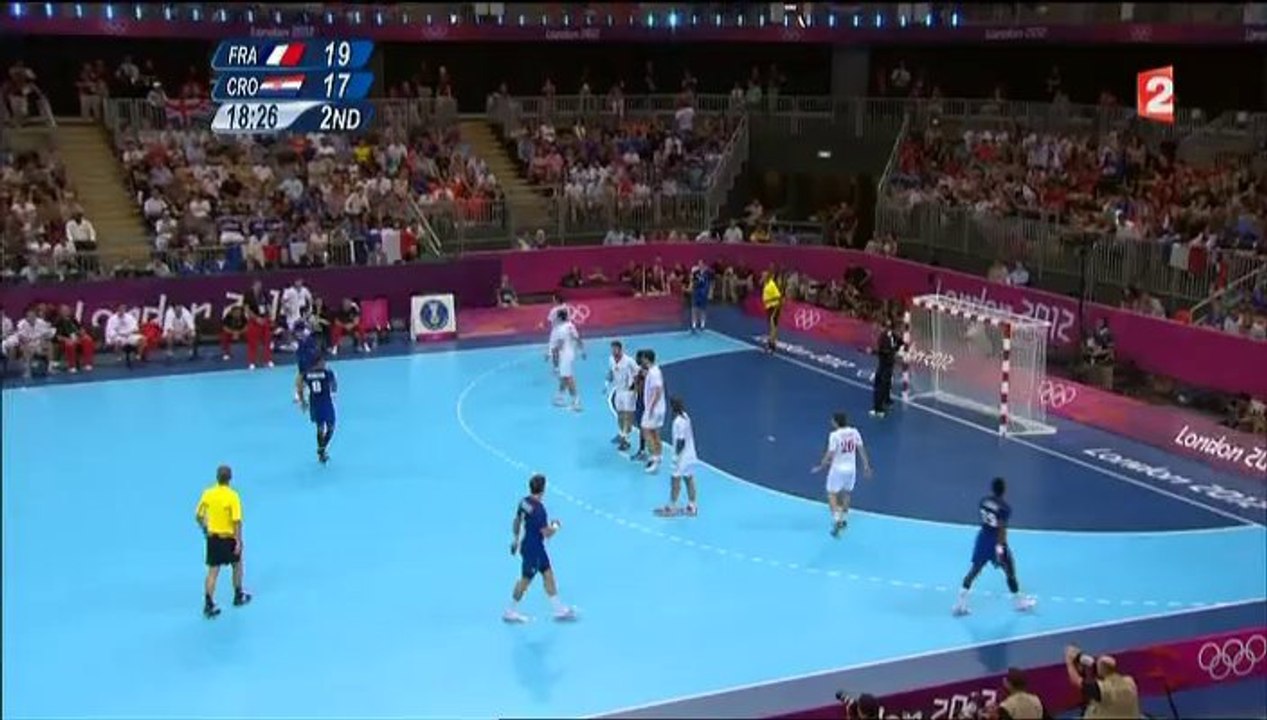 JO 2012 demi-finale (fin match) - France 25-22 Croatie [2012-08-10]
