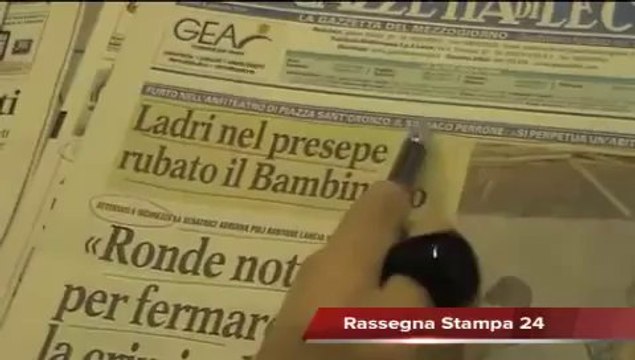 Leccenews24 Notizie dal Salento in tempo reale: Rassegna Stampa 4 Gennaio