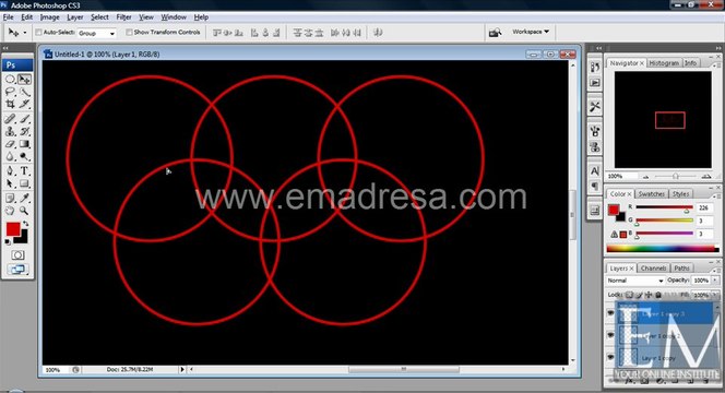 Fill Stroke Basic Photoshop Tutorials in URDU, Hindi by Emadresa