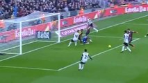 Daniel Parejo goal - Barcelona 1-1 Valencia - la liga 2/1/14