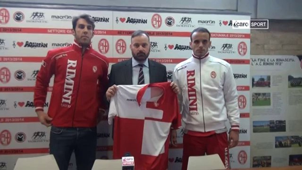 Icaro Sport. Rimini Calcio: Aya e Migani, le prime parole da biancorossi