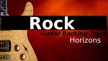 Backing Track for Guitar in A Major - Horizons